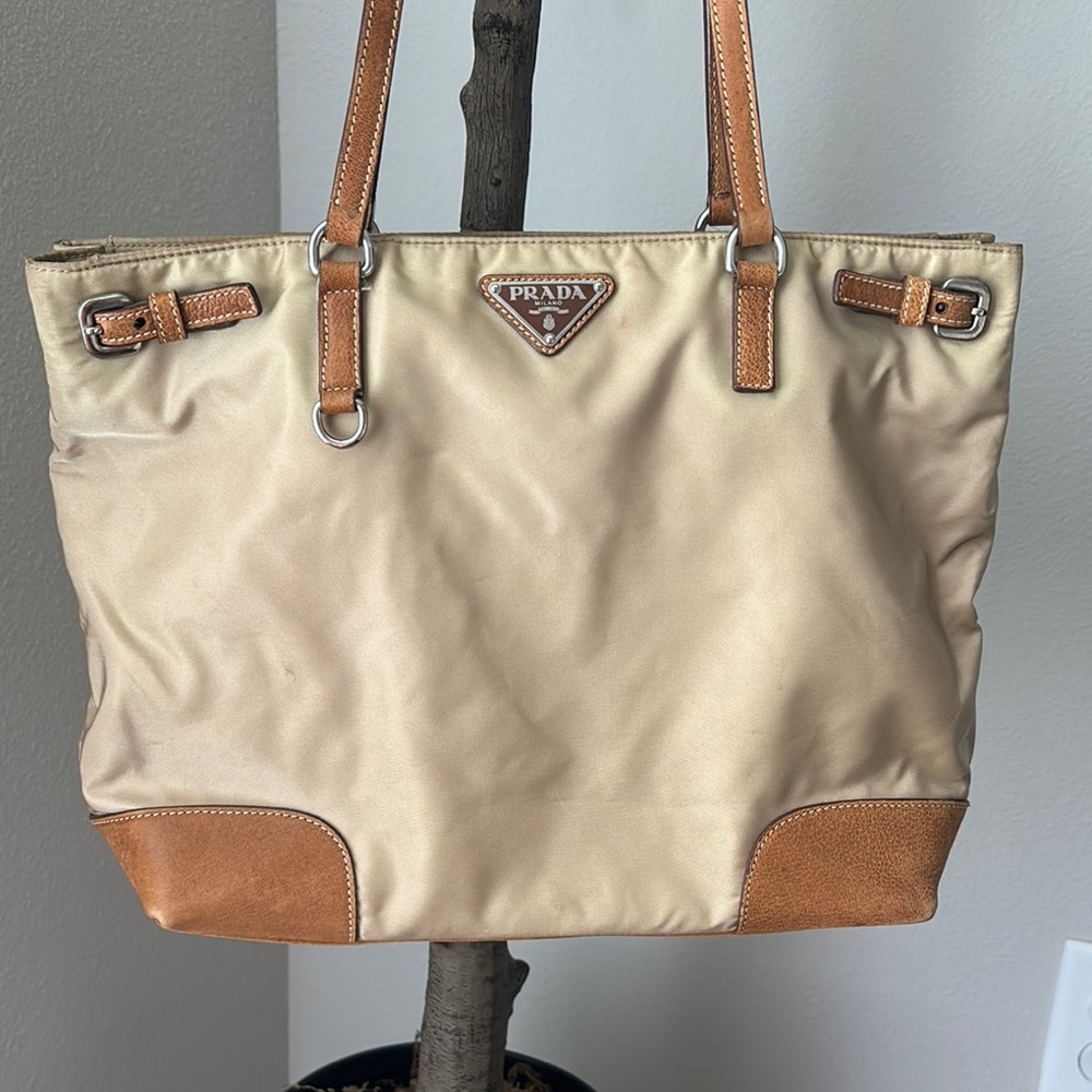 Prada Tan and Brown Women's Bag